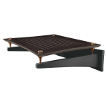 Quadraspire SVT Wall Brackets, Black & Cherry - imagine 3