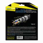Cablu de rețea CAT 8 Ethernet RJ45, 40 Gbps, 2000 MHz, S/FTP, Conectori Aurii, Kevlar, 2,4 m - imagine 2